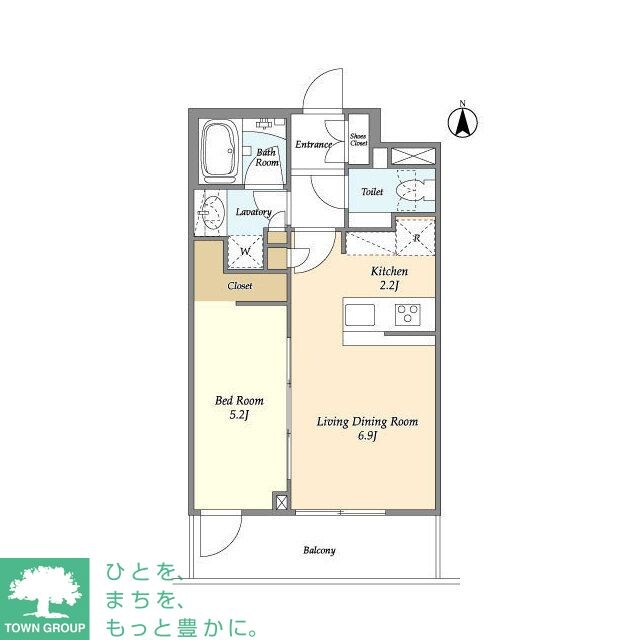 ラティエラ大森西の物件間取画像