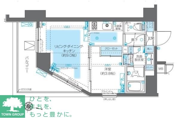 ZOOM神宮前の物件間取画像