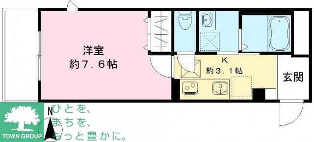 仮称　フィカーサ蒲田本町の物件間取画像