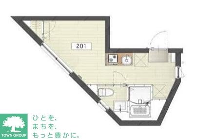 アヴニール多摩川の物件間取画像