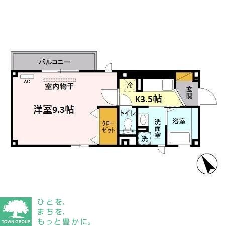 ジュネス西小山の物件間取画像