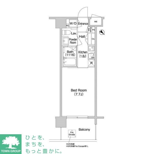 コンフォリア南砂町の物件間取画像