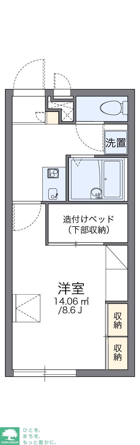 レオパレス武蔵小山　ハイムの物件間取画像