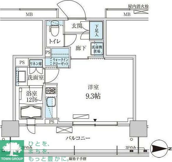 パークアクシス菊川ステーションゲートの物件間取画像