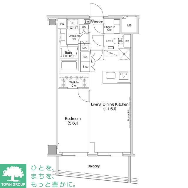 ザ・パークハビオ渋谷クロスの物件間取画像