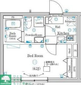 ラフィスタ品川西大井の物件間取画像