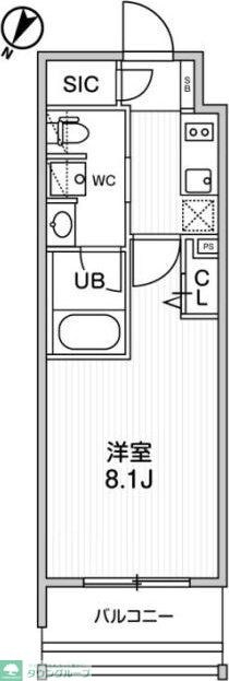 ステージグランデ日本橋人形町の物件間取画像