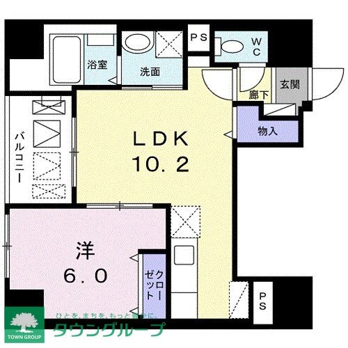 ＡＸＩＡ人形町（アクシアの物件間取画像