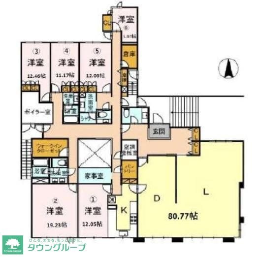 南部坂コンパウンドの物件間取画像