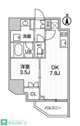 ALTERNA亀戸IIIの物件間取画像