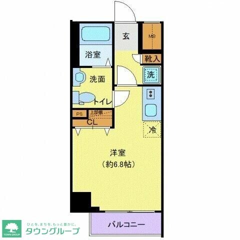 クレヴィスタ大井町の物件間取画像