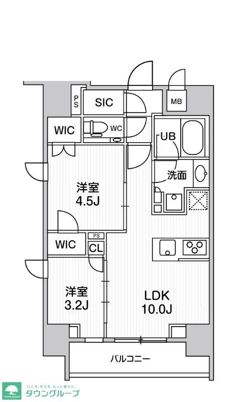 シーズンフラッツ大森ブライトの物件間取画像