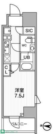 ALTERNA亀戸の物件間取画像