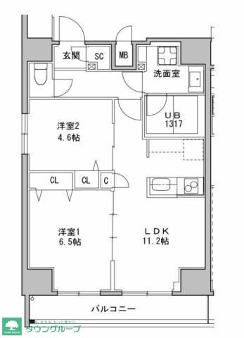 S-RESIDENCE押上Clairの物件間取画像