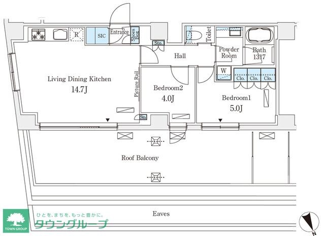 アリビオ学芸大学の物件間取画像