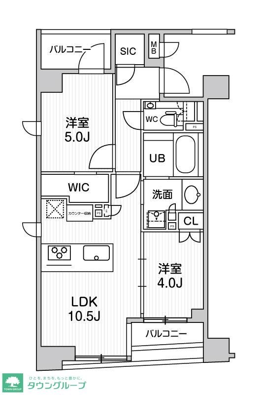 シーズンフラッツ日本橋人形町プレミアの物件間取画像