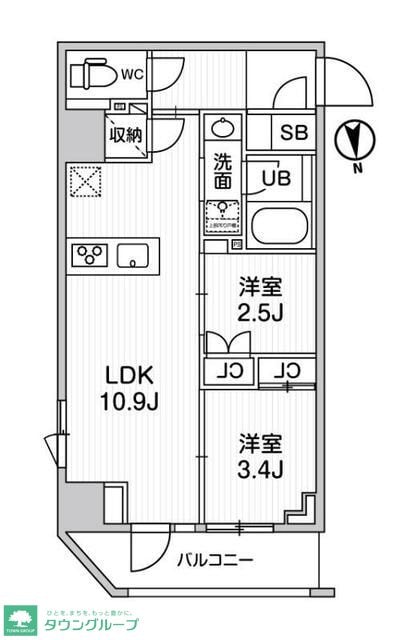 nido SHIN-OKACHIMACHIの物件間取画像