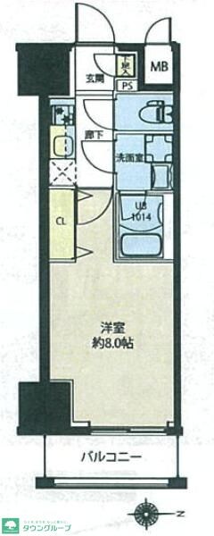 レクシード新御徒町の物件間取画像