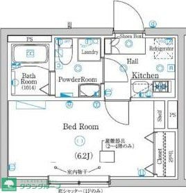 ラフィスタ品川西大井の物件間取画像