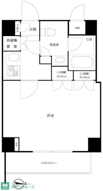 ルーブル泉岳寺前の物件間取画像