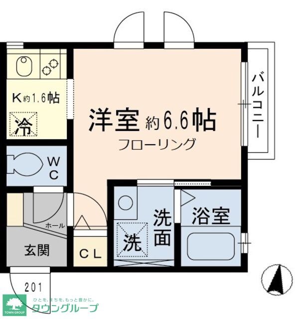 ＥＮＴ赤堤の物件間取画像