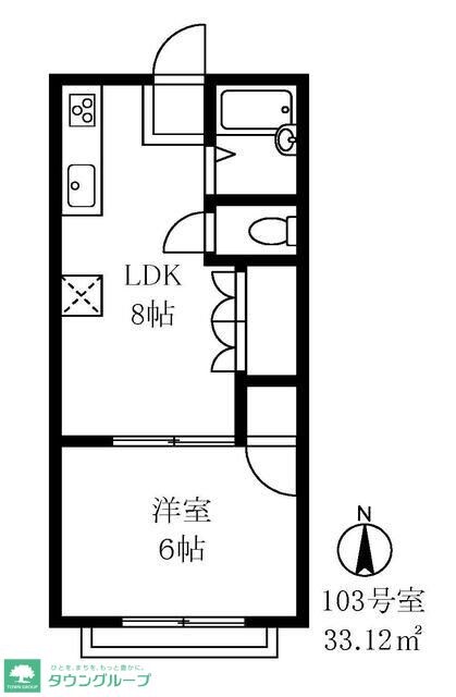 第５ハイムトシマの物件間取画像