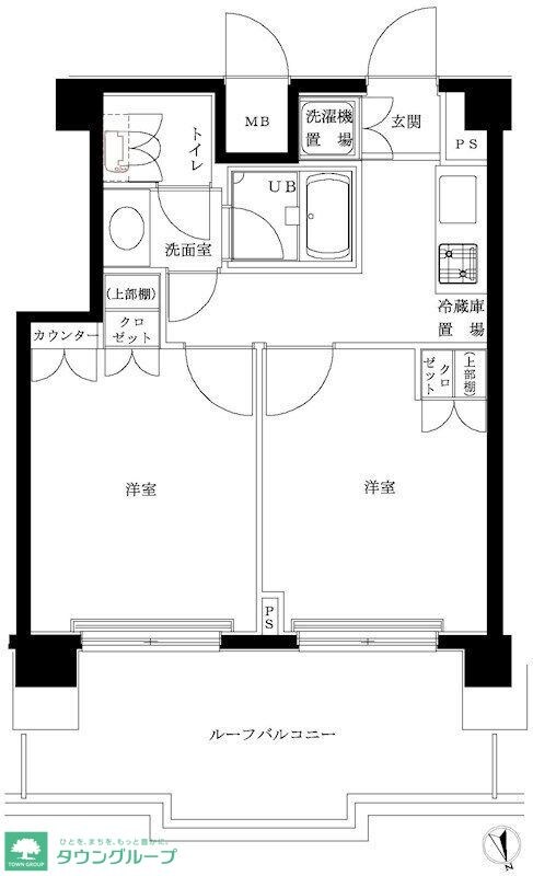 ルーブル東蒲田弐番館の物件間取画像