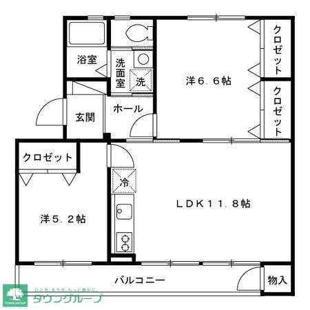 クロフトの物件間取画像