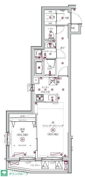 SPコート大森町の物件間取画像