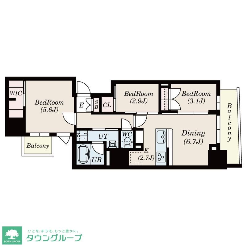 S-RESIDENCE日本橋馬喰町Aereの物件間取画像