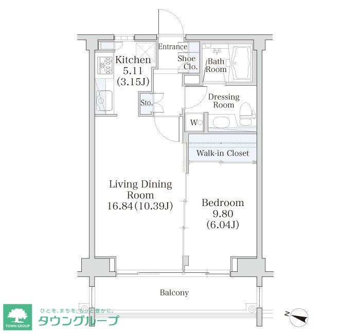 パークフラッツ市谷台町坂の物件間取画像