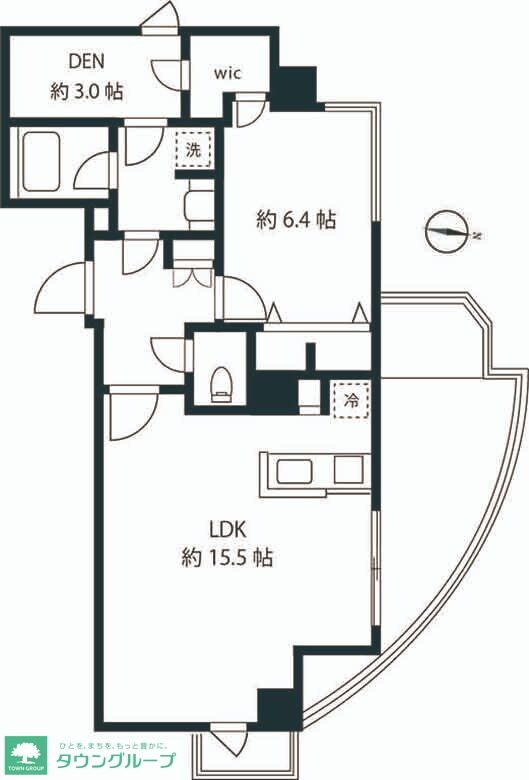 ブルーミング西麻布の物件間取画像