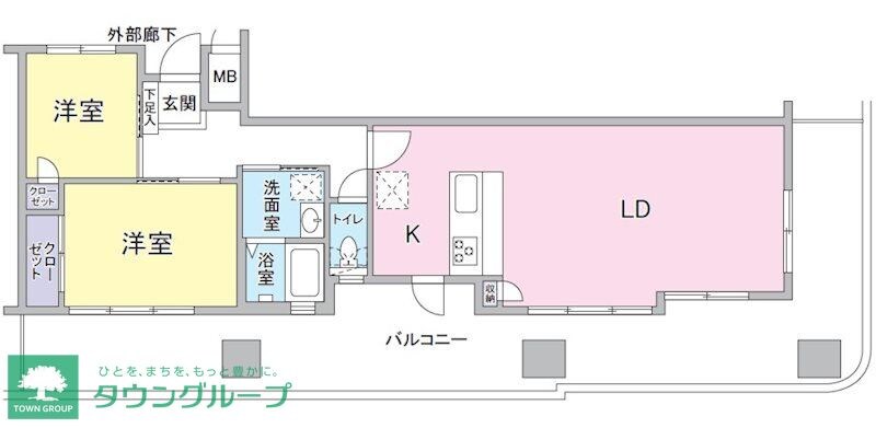 箱崎リージェントビルの物件間取画像