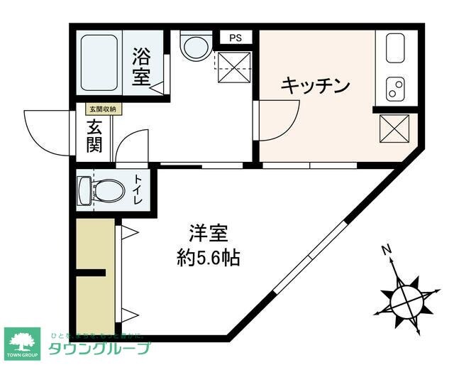 エスメラルダ大森の物件間取画像