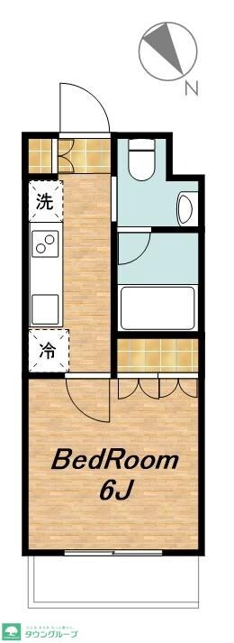 アジールコート東大井の物件間取画像