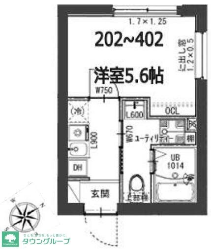 アイリス東品川の物件間取画像