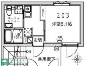 アイリス中延の物件間取画像