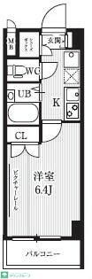 ＨＦ武蔵小山レジデンスの物件間取画像