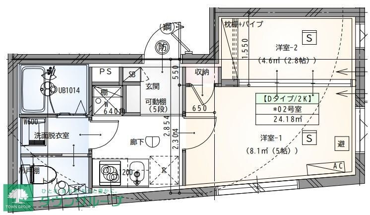 ラヴィエール目黒不動前の物件間取画像