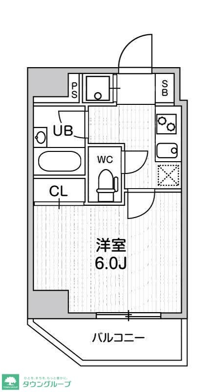 コンシェリア新橋の物件間取画像