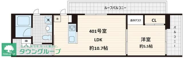 Fullea白金台の物件間取画像