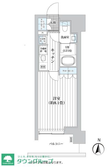 ライオンズフォーシア清澄白河の物件間取画像