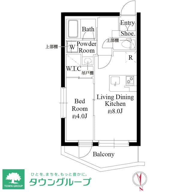 コンポジット品川金子山の物件間取画像