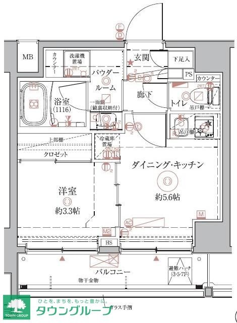 クレイシアIDZ本所吾妻橋の物件間取画像