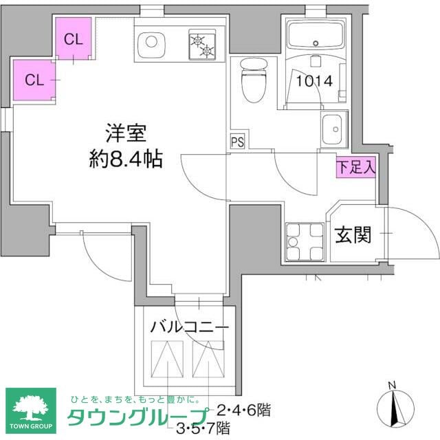 AZEST浅草の物件間取画像