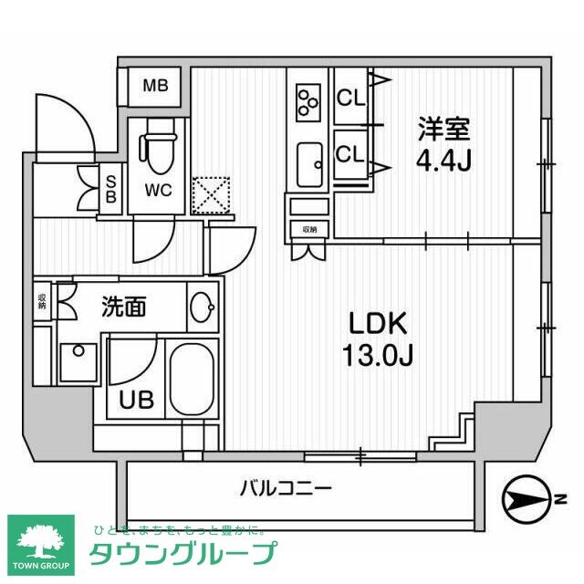 ジェノヴィア浅草橋IIスカイガーデンの物件間取画像