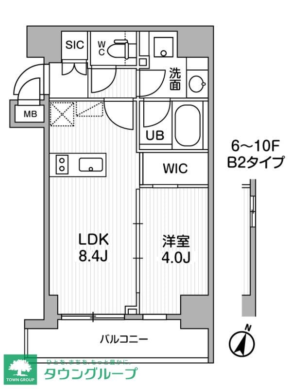 シーズンフラッツ門前仲町の物件間取画像