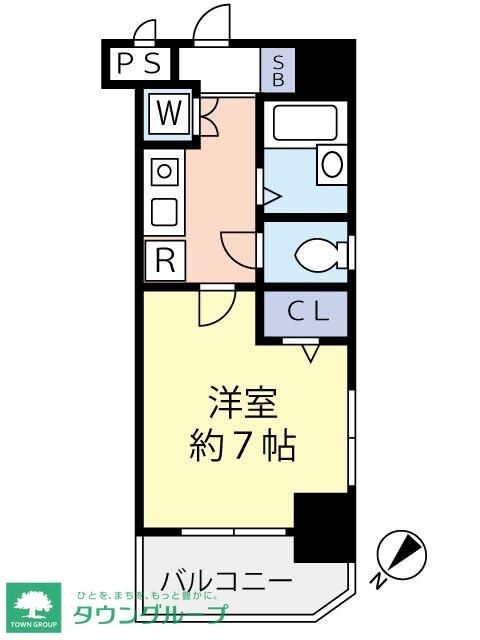 グランヴァン大井町の物件間取画像