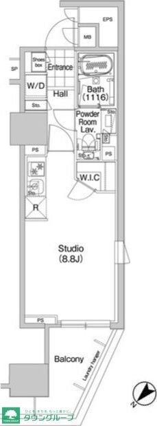 コンフォリア蒲田の物件間取画像