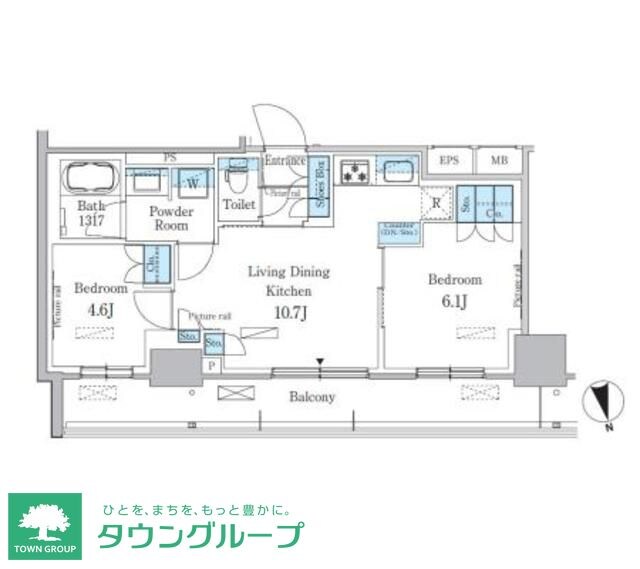 パークアクシス東陽町・親水公園の物件間取画像